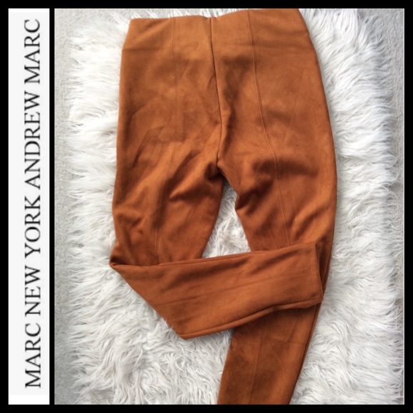 NWOT Andrew Marc Faux Suede Legging - Picture 3 of 7